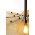 Markslöjd STYRKA Pendant 1L 63cm Beige/ Antique Brass/Amber - MS-108659