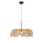 Markslöjd STYRKA Pendant 1L 75cm Beige/Antique Brass/Amber  - MS-108661
