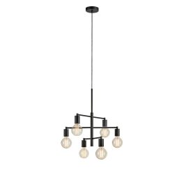 Markslöjd CIELO Pendant 6L Sandy Black - MS-108717