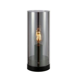 Markslöjd POST Table 1L 12cm Black/Plated Smoke - MS-108734