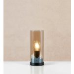 Markslöjd POST Table 1L 12cm Black/Plated Amber - MS-108735