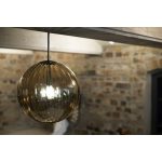 Markslöjd FENGARI Pendant 1L Antique Brass/Amber - MS-108763