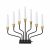 Markslöjd BROSA Candle Light Black E10 7x3W metal 41x39cm