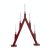 Markslöjd BJURFORS 5 Candlestick Wood E10 Red E10 5 PLASTIC