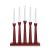 Markslöjd MÅSESKÄR 5 Candlestick Wood  Red - MS-704176