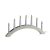 Markslöjd ATLE Candlestick 7L Wood White E10 7x3W wood 40x28cm