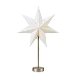   Markslöjd MATHILDA Table Star 45cm Satin Nickel/White B/O  LED 2  AA