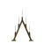 Markslöjd BJURFORS 5 Candlestick Stained Dark E10 5 WOOD