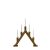 Markslöjd BJURFORS 5 Candlestick Stained Dark Small E10 5 WOOD
