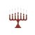 Markslöjd SVANEHOLM Candle light 7L Red E10 7 WOOD