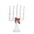 Markslöjd RYDBOHOLM Candle light 5L White/decoration E10 5 WOOD