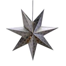   Markslöjd TOSTARED Star 45cm Silver papier E14 1 papier 230V