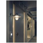 NORLYS BERGEN 270 HOT-DIP GALVANIZING E27 LED 9W ON ARM DOWN