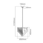 ORLICKI Artico 4xE14 max 8W LED 230V - OR-OR80001