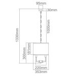 ORLICKI Casa Cromo S 3xE14 max 12W LED 230V - OR-OR80209