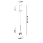 ORLICKI Crima Cromo* 6W LED 3000K 230V 529lm - OR-OR80322