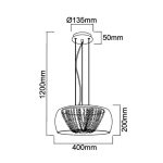 ORLICKI Lexus 400 S Claro 8xG4 max 20W 230V - OR-OR80544