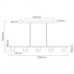ORLICKI Melo V Bianco* 5x9,5W LED 3000K 230V - OR-OR80605