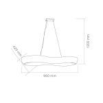 ORLICKI  2x21W LED 3000K 230V - OR-OR80643