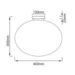 ORLICKI Palla 40 1xE27 max 15W LED 230V - OR-OR81169