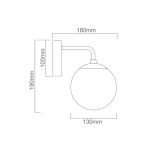 ORLICKI Bao Parette Nero Fume 1xE27 max 8W LED 230V - OR-OR81411