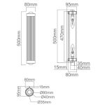 ORLICKI Fiatto Parette Cromo 2xE14 max 12W LED 230V - OR-OR81565