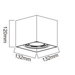 ORLICKI Cardi I Nero / Ufo Nero 1xGU10 max 8W LED 230V - OR-OR81961