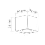 ORLICKI Lago Bianco IP44 1xGU10 max 8W LED 230V - OR-OR82142