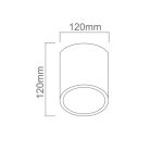 ORLICKI Neo Cromo Nero    1xES111 GU10 max 16W LED 230V - OR-OR82364