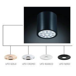   ORLICKI Neo Cromo Nero / Ufo Nero 1xGU10 max 8W LED 230V - OR-OR82401