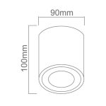 ORLICKI Rullo Nero Track 1xGU10 max 8W LED 230V - OR-OR83187
