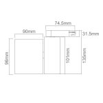 ORLICKI Rullo Nero Mobile Track 1xGU10 max 8W LED 230V - OR-OR83200