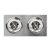 ORLICKI Faro II Aluminio 2xES111 GU10 max 17W 230V - OR-OR83408
