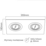 ORLICKI Faro II Bianco   2xES111 GU10 max 17W 230V - OR-OR83415