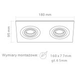 ORLICKI Fasto II LED 6x1W LED 3000K 230V - OR-OR83460