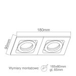 ORLICKI Robo II    1xGU10 max 8W LED 230V - OR-OR83989
