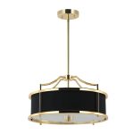 ORLICKI Stanza Gold / Nero S 3xE27 max 15W LED 230V - OR-OR84139