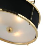 ORLICKI Stanza Gold / Nero S 3xE27 max 15W LED 230V - OR-OR84139