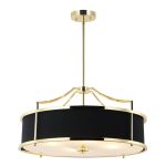 ORLICKI Stanza Gold / Nero M 4xE27 max 15W LED 230V - OR-OR84146