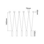 ORLICKI Viva V Bianco 5xG9 max 3,5W LED 230V - OR-OR84306