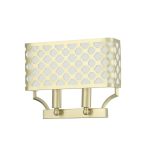 ORLICKI Verno Parette Old Gold 2xE14 Max 12W LED 230V - OR-OR84603