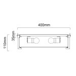 ORLICKI Romi PL Cromo 40 3xE14 Max 12W LED 230V - OR-OR84948