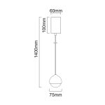 ORLICKI Bolicina Gold* 5W LED 3000K 230V 529lm - OR-OR85099