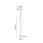 ORLICKI Q I Bianco / Gold 40 1xG9 max 3,5W LED 230V - OR-OR85150