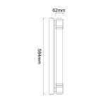 ORLICKI Omi Parette Nero 60 IP44* 13W LED 3000K 230V 823lm - OR-OR85273