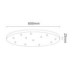 ORLICKI Ero XII Gold 60 12xG9 max 8W LED 230V - OR-OR85396