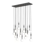 ORLICKI Ero XIV Nero 80X25 14xG9 max 8W LED 230V - OR-OR85495