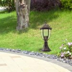 Rábalux Nizza kült talp42cm E27 60W a.arany IP43