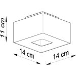 SOLLUX Plafond MONO 1 white