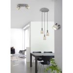 TRIO WAILER excl. 3 x GU10 Ø 35cm/ ↕ 150cm// ↕ 23cm// Ø 11cm/ ↕ 12cm /KIFUTOTT!!/